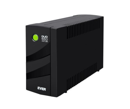 UPS (zasilacz awaryjny) Ever DUO 550 AVR (550VA/330W, 4xIEC, USB, AVR)